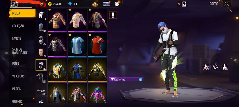 💸 Conta Free Fire Top — Barbinha + Angelical Verde + Mano Max + Naruto
