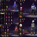 💎 Conta Free Fire — Angelical (M/F) + AK Dragão Lvl 5 + Scar Megalodonte Lvl 4 + UMP Rubi