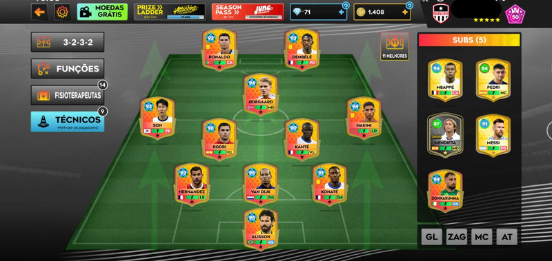 🎮 Conta DLS 25 🔥 | Full Stadium + CT Full + Time 5 Estrelas ⭐ | Conta Pronta pra Login 🫡