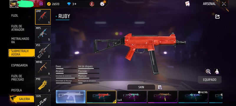 🔥 CONTA UNISSEX FREE FIRE — UM VERDADEIRO SHOW DE RARIDADES! 🔥