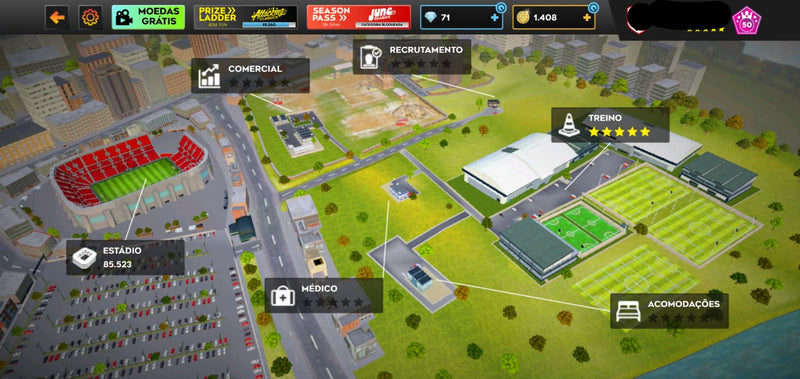 🎮 Conta DLS 25 🔥 | Full Stadium + CT Full + Time 5 Estrelas ⭐ | Conta Pronta pra Login 🫡